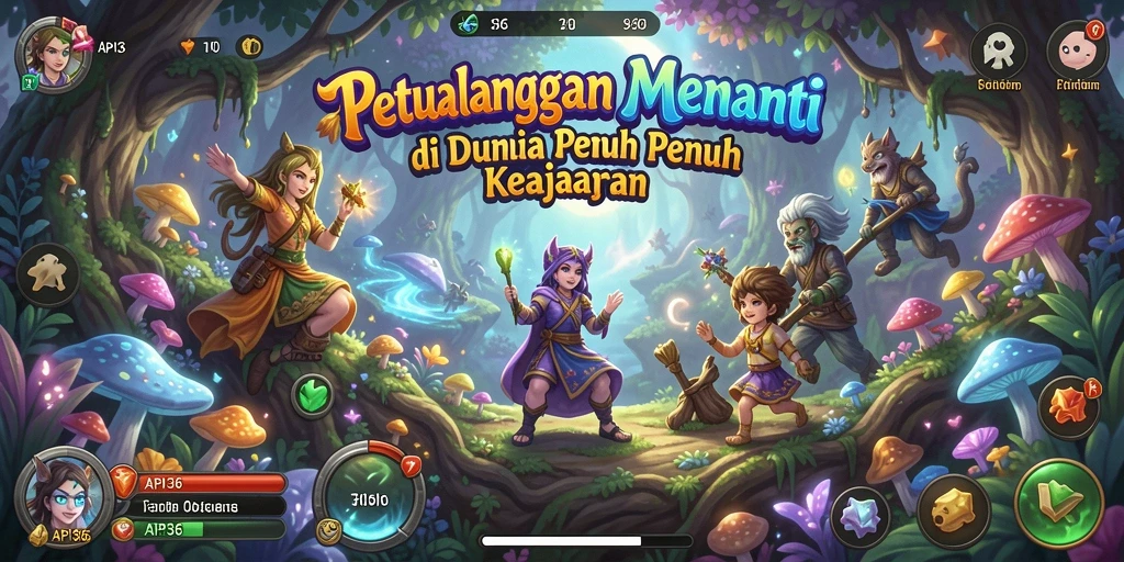 Screenshot utama API36 menampilkan gameplay petualangan yang mendebarkan.