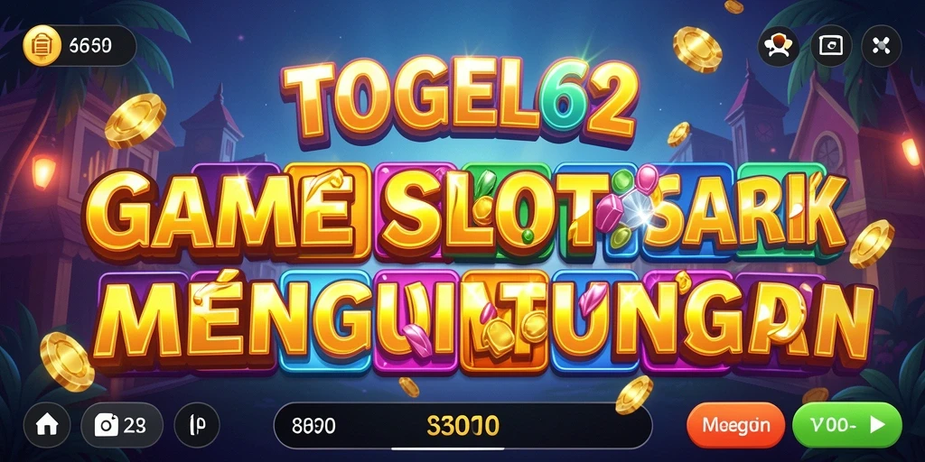 Tampilan seru dan menarik dari gameplay TOGEL62 di mesin slot.